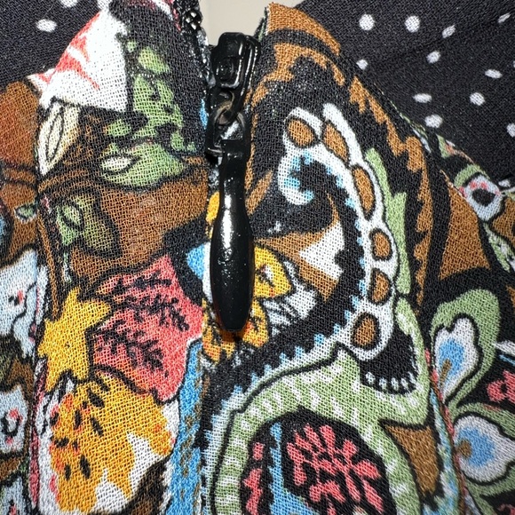 Paisley print romper shorts - Picture 8 of 8